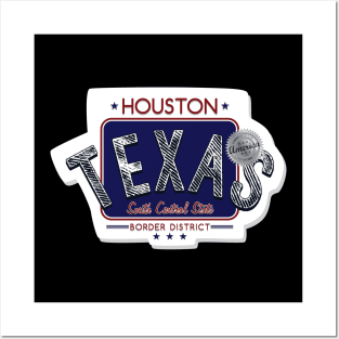Houston - Texas Posters and Art